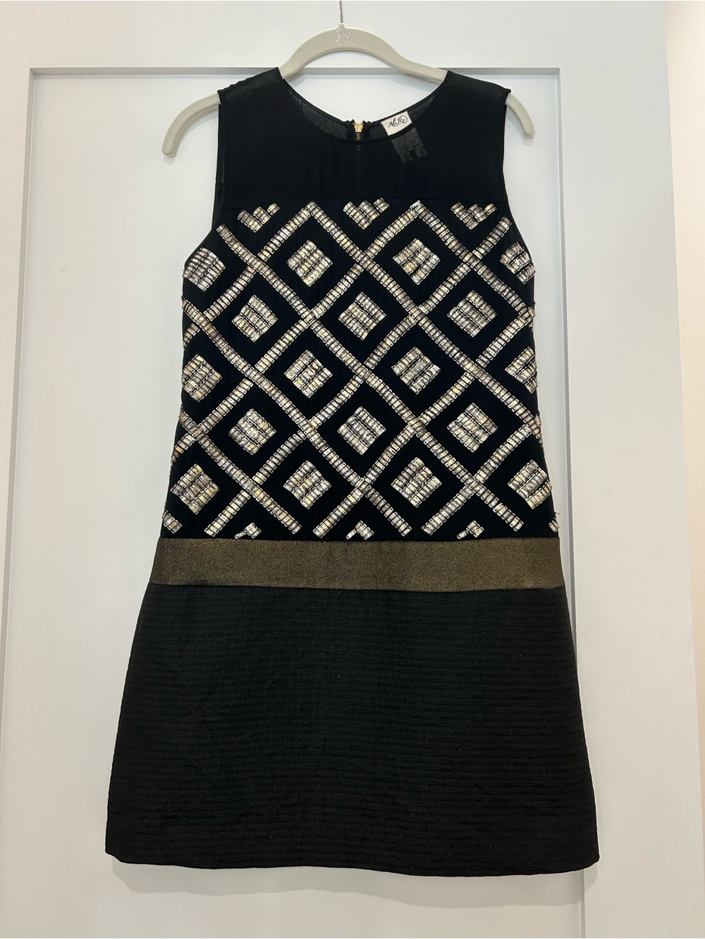 Ali Ro Embellished Black Dress